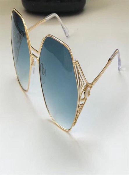 

1058 popular women designer roberto dark brown snake print gold brown luxury sunglasses uv protection round big frame come with ca5351406, White;black