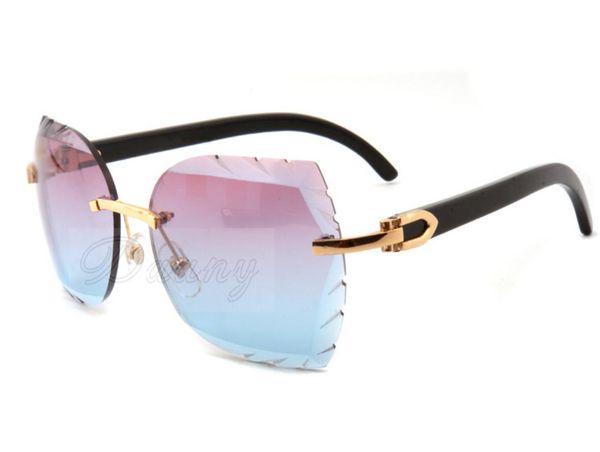 

2019 new fashion engraving lens sunglasses 8300817 privatecustom can name on the lens natural black horn sunglasses4057341, White;black