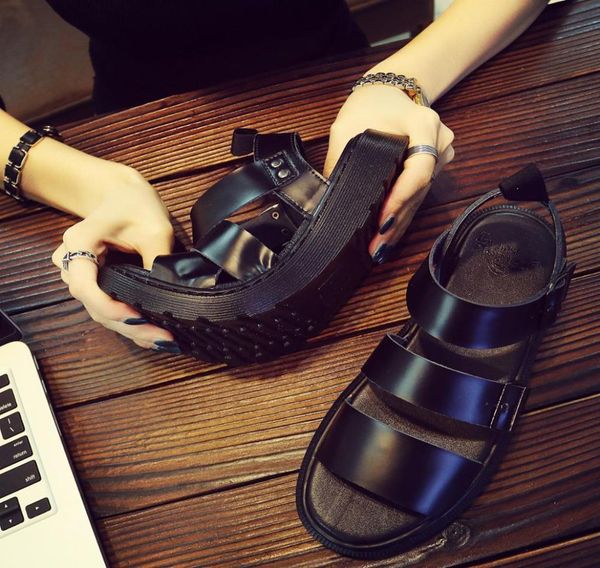 

2020 doc men039s martins shoes summer new style outdoor nonslip breathable men fashion trend black beach shoes casual sandals 7768820