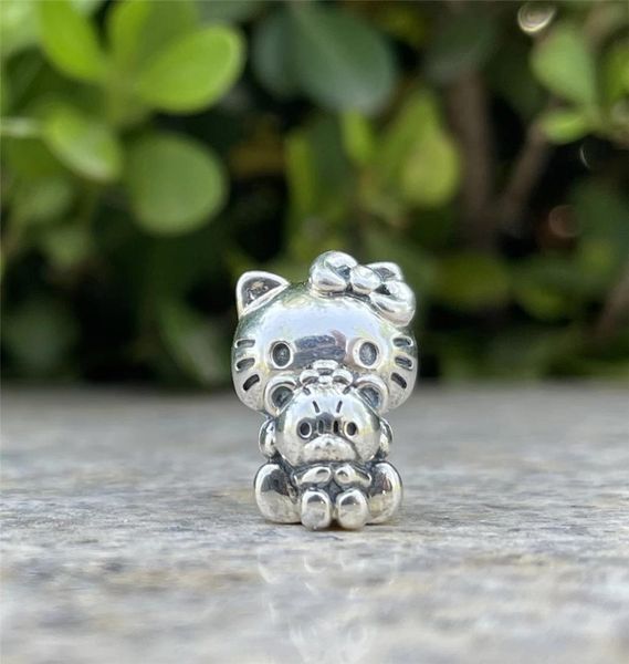 

925 silver charm beads dangle accessories charm fine bead fit charms bracelet diy jewelry accessories8654051, Black