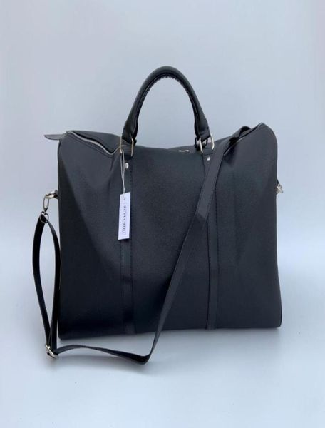 

men fashion duffle bag black nylon travel bags mens handle luggage gentleman business totes with shoulder strap 54cm8978763