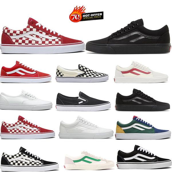 

designers shoes old skool casual vas skateboard shoes black white ceiling retro mens womens fashion outdoor flat soft and comfortable runnin