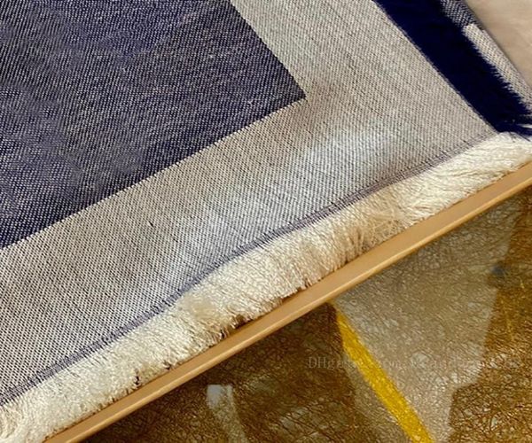 

designer scarf kerchief scarfs for women headwrap jacquard tassel square scarfes silk wool autumn winter warm air conditioning sha8996057, Blue;gray