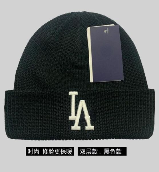 

winter women hat warm knitted caps wool hat fashion ear protection cold hat men9907153, Blue;gray