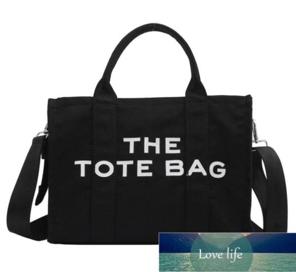 

large fashion tote bags simple shoulder bag canvas women cloth shopper for letter printing crossbody handbag ins popular3914906