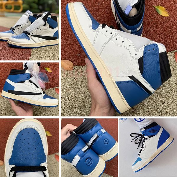 

jumpman 1 high og basketball shoes ts x fragment military blue black phantom reverse mocha dark brown mocha olive designer sports sneakers w