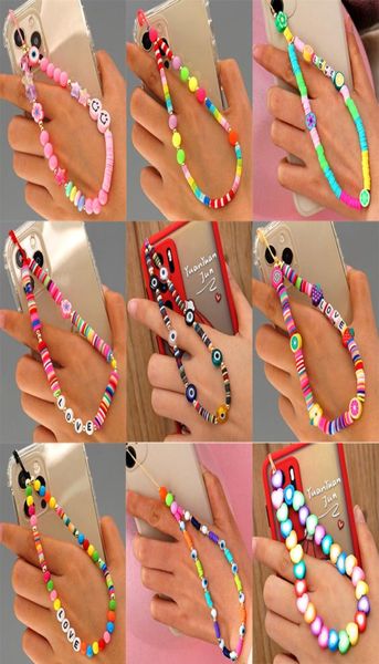 

fashion design colorful mobile phone accessories polymer clay beads strands for phone decorate3899181, Silver