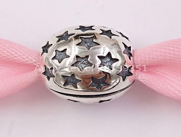 

andy jewel genuine s925 jewelry sterling silver beads milkyway clip fit european style brand bracelets necklaces ale 790851 gift2547480, Black