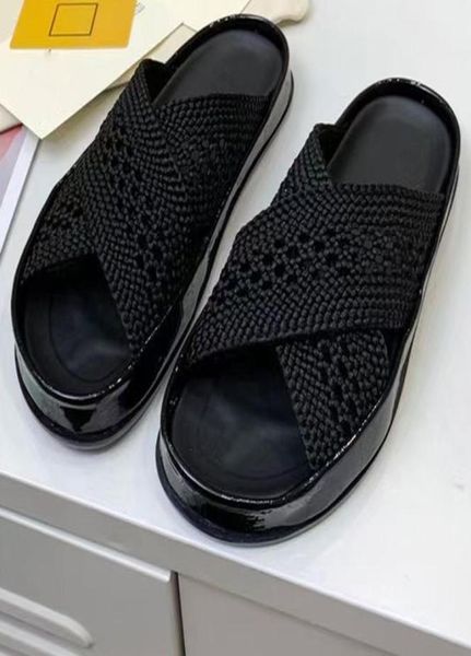 

fashion summer women sandals real leather platform flats outdoors ladies beach shoes size35427555440, Black