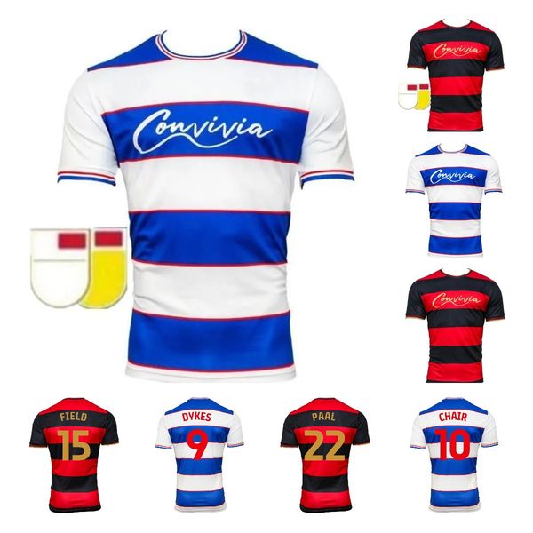 

23 24 queens park rangers soccer jerseys home away 2023 2024 qpr bobby zamora qpr football shirt .dykes t.roberts c.willock a.adomah m.bonn, Black;yellow