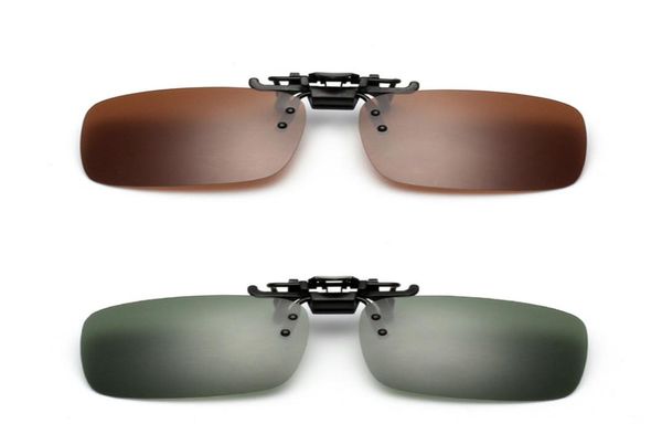 

polarized glasses clip flip up uv400 clip on sunglasses clipon flipup sports driving night vision lens sun glasses fas2207816, White;black
