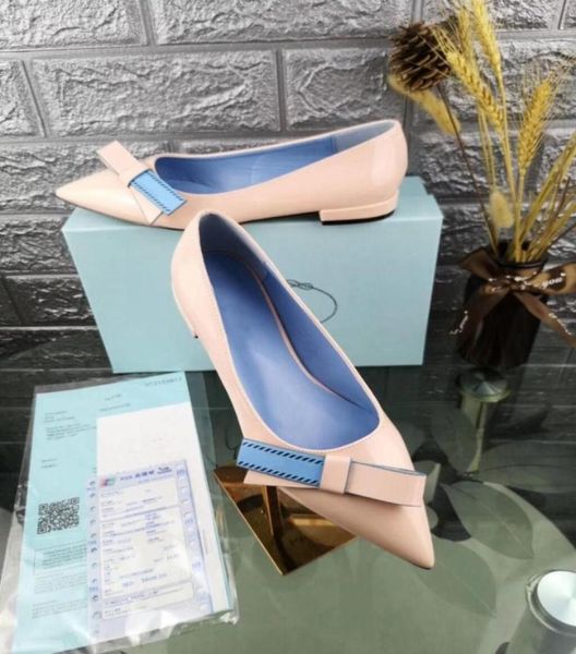 

design ladies039 fashion pointed flat shoes patent leather bow ladies039 fashion single shoes go with trend9881490, Black
