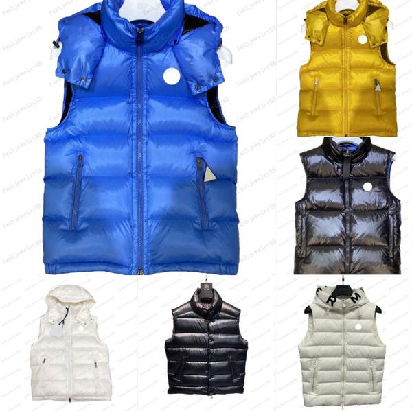 

men's tank jacket designer baseball jacket sleeveless winter men's coat hoodie fashion jacket tank coat s-3xl, Black;white