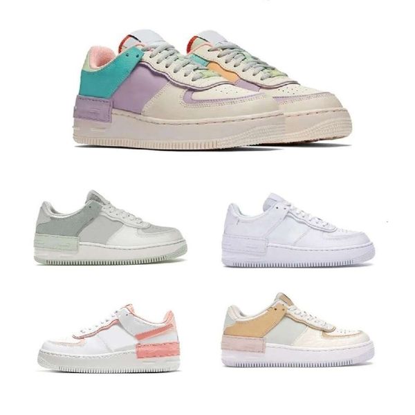 

kids shoes forse 1 toddlers af1 boys girls sneakers outdoor trainers shadow triple white magic flamingo athletic fashion pale ivory washed c, Black