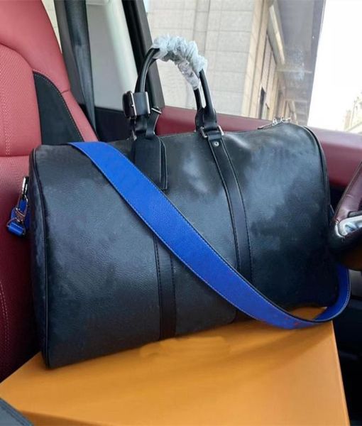 

2022 duffle bag classic 45 travel luggage for men real leather women crossbody totes shoulder bags mens womens handbags8389523