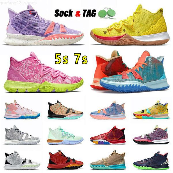 

7s vision shoes basketball sneakers kyries 7 fire pink daughter 5 5s mother nature grinch patricks one world one 1 prople light bone 4 bred