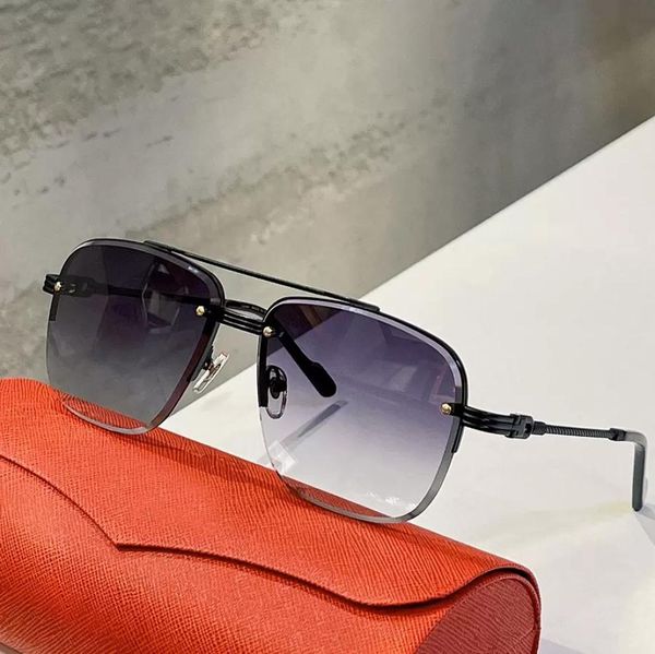 

mens sunglasses sport sunglasses man metal half frame rectangle prescription glasses frames antibluray fashionable dress europea2845782, Black