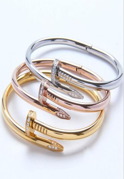 

18k rose gold platinum diamond titanium steel kajia bracelet lovers bracelet bracelet5603652, Golden;silver