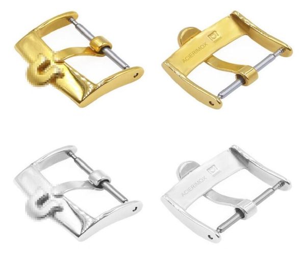 

selling watch buckle for omega 16mm 18mm 20mm silver gold rose gold buckles watch band straps pin buckle8784906, Black;brown