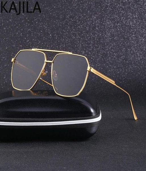 

sunglasses vintage polygon men 2021 channel retro square sun glasses for male fashion big frame sunglass oculos7074193, White;black