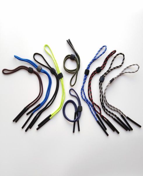 

eyewear adjustable sturdy eyeglass chains sport strap/ terra woven cords /sunglass retainer with slip-in sile end tube spectacle lanyard str