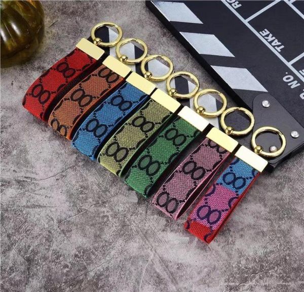 

designer keychains men women car key chains keyring lovers keychain real leather classic fashion pendant key ring accessories 059821621, Silver
