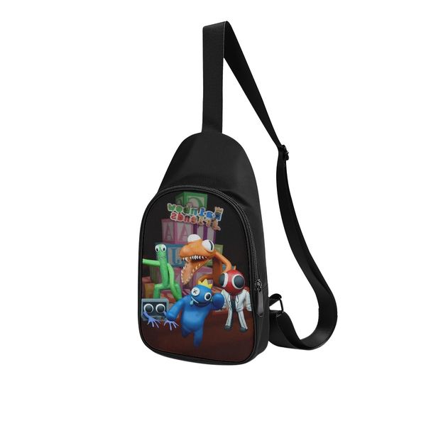 

diy custom men's chest bags women's shoulder bags chest bags black clovely production of personalized exclusive custom couple gift