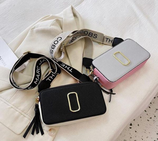

marc fashion bag ladie handbag famous totes snaps camera small crossbody purse women shoulder bags messenger cross body 20221007093631, Red;black