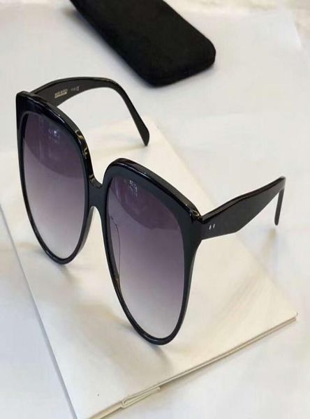 

women cl40048 black grey shaded sunglasses gafas de sol sonnenbrille brand designer sunglasses for women new with box6733354, White;black