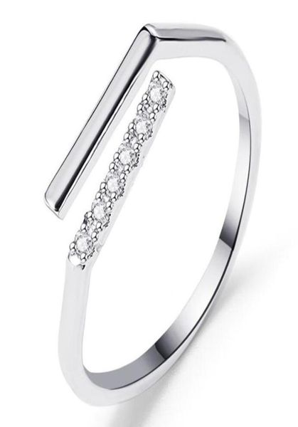 

cluster rings crystal open finger for women girlfriend design silver color size minimalist party jewelry gifts bijoux1368950, Golden;silver