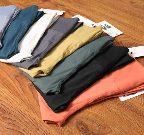 

solid color women yoga pants high waist sports gym wear leggings elastic fitness lady outdoor sports trousers5379015