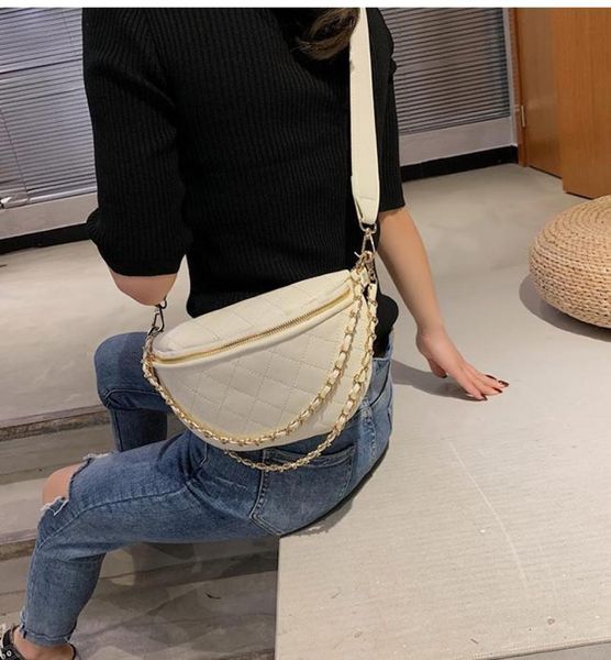 

small bag female 2020 wave allmatch messenger chain rhombus fashion multifunctional waist bag chest bag5970929