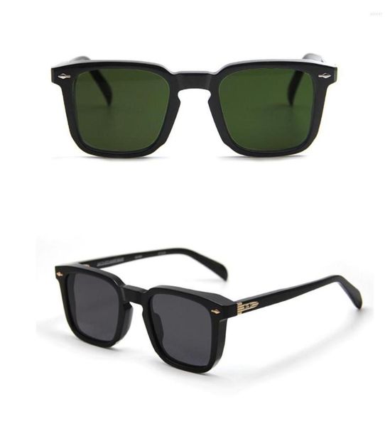 

sunglasses jacques retro vintage square acetate frame prudhon men marie women custom optical myopia color lens4926077, White;black
