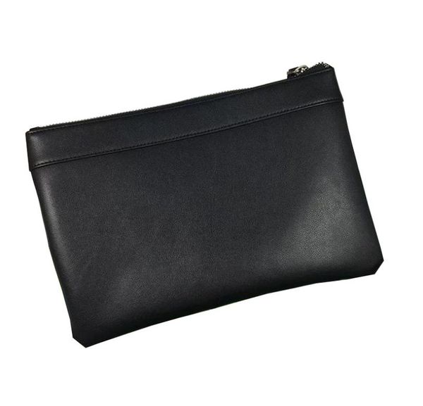 

code 2 genuine leather men clutch bag business zipper bag man handbag briefcase soft bags 143145