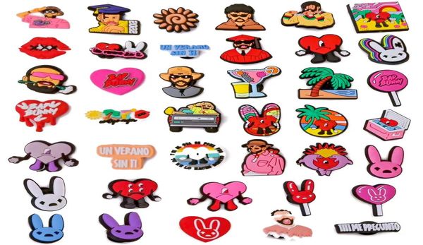 

shoe parts accessories cute charms shoes decoration bunny trendy with buttons for party gifts women and kids boys girls favor amau8488400, White;pink