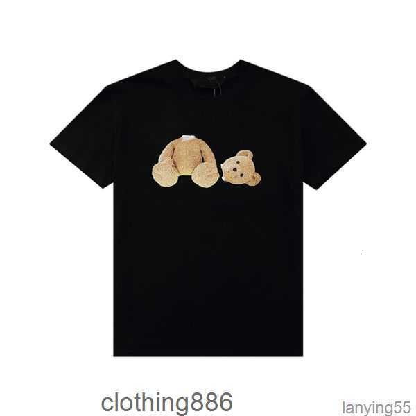 

womens mens tshirt fashion designer t shirt oversized cotton black plams bear design short sleeve for spring summerxf0v 418fq, White;black