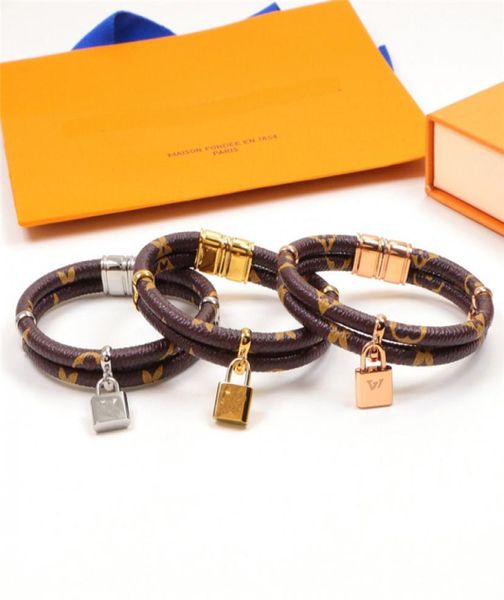 

classic lock pattern bracelets fashion personality charm men women bangles indoor outdoor trendy lover bracelet4547071, Golden;silver