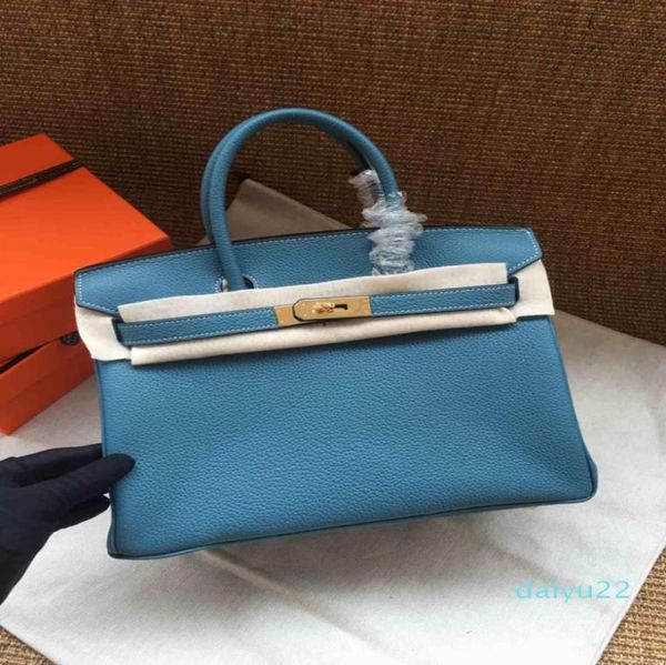 

2022 classical lady women genuine leather fashion bags casual tote 30cm4531363
