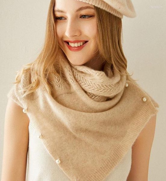 

scarves pure cashmere women luxury knit solid scarf multifunction female pashmina shawl wrap lightweight open cardigan sweater9068936, Blue;gray