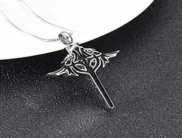 

ijd9997 cool for men 316l stainless steel urn necklace for ashes stainless steel keepsake memorial cremation locket2649392, Silver