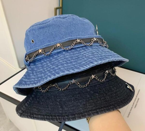 

designer bucket hats 4 season bonnet beanie casquette for mens women summer fitted cap 2 colors highly quality7692736, Blue;gray