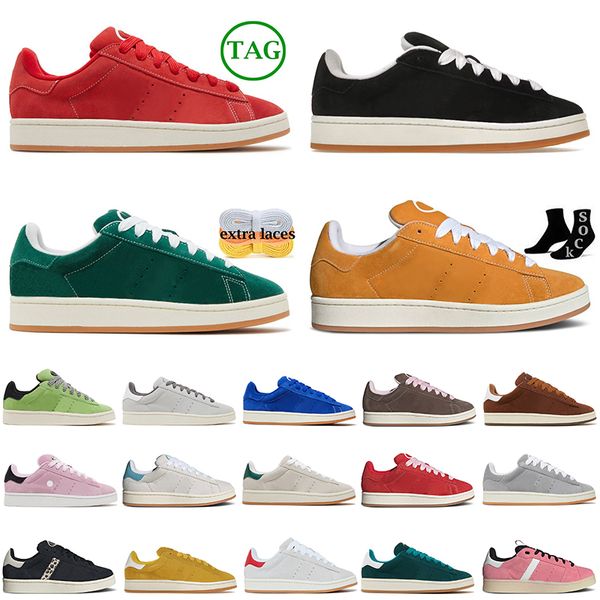

classic new og designer shoes campus 00s mens womens suede sneakers pink grey gum black dark green cloud wonder white valentines day semi lu