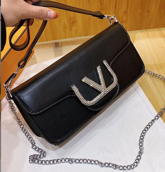 

women's ladies quilted chain strap bag party wedding shoulder cross body handbag