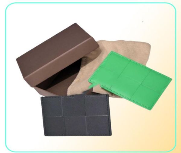 

wallets men039s card holder luxury brand mini wallet 100 cowhide woven cardholder fashion women039s bank card case black si7318742, Red;black