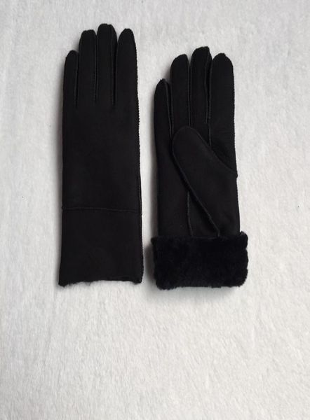 

fashion women new wool gloves leather gloves 100 wool in many colors4404825, Blue;gray