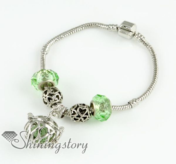 

openwork essential oil diffuser bracelet essential oil jewelry lava stone beads charm bracelets2292333, Golden;silver