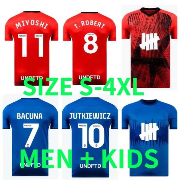 

23 24 birmingham soccer jersey deeney bela mcgree city fc 2024 2023 home away third adults men kids kit full set football shirts short socks, Black;yellow