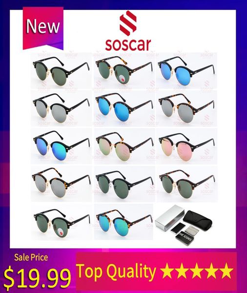 

designer round sunglasses for woman 4246 brand uv400 protection sun glasses for men vintage shades plank frame flash mirror glass 5557340, White;black