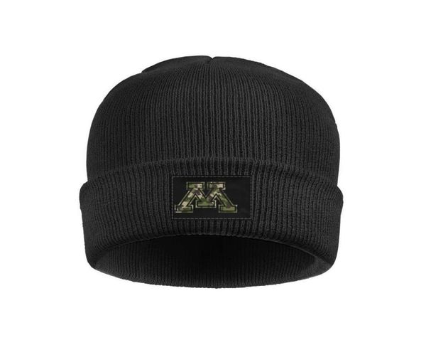 

fashion minnesota golden gophers black camouflage logo slouchy watch beanie hat roll hats 3d effect flag distressed red gray footb3738647, Blue;gray