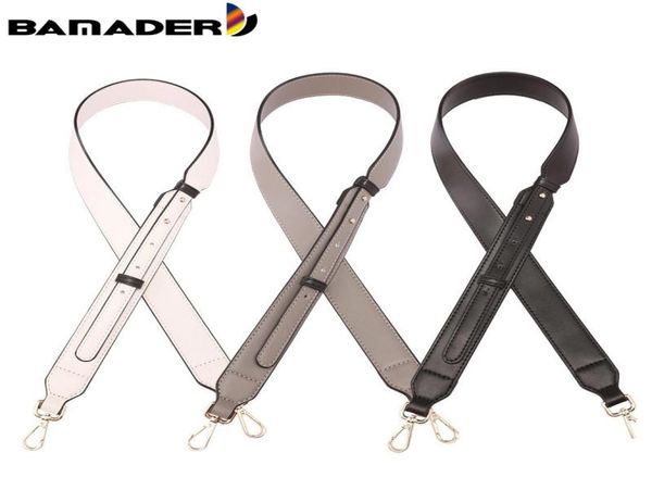 

bamader adjustable shoulder strap leather bag strap womens fashion messenger bag part bag detachable accessories 2103027102216, Black